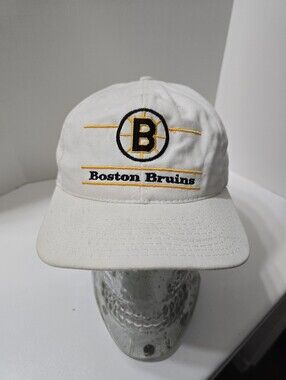 The Game Vintage Boston Bruins White NHL Baseball Cap
